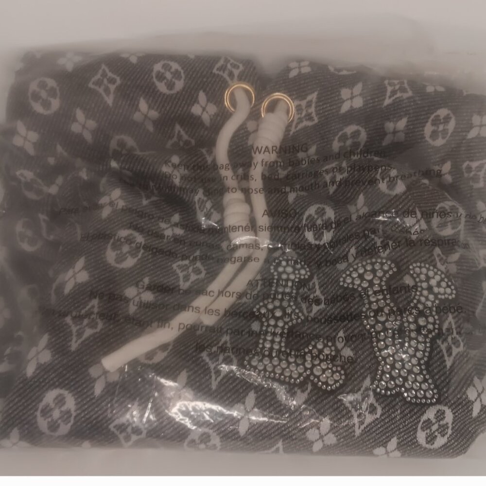 DESIGNER INSPIRED HOODED CROPPED HOODIE